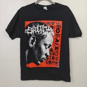 Kendrick Lamar Mens Mr. Morale & The Big Steppers Tour Tee Medium Black Graphic